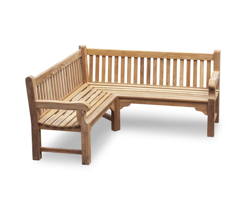 Balmoral Teak Corner Bench - 1.8m