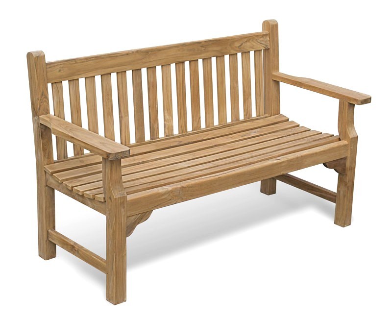 Taverners Teak Garden Bench - 1.5m