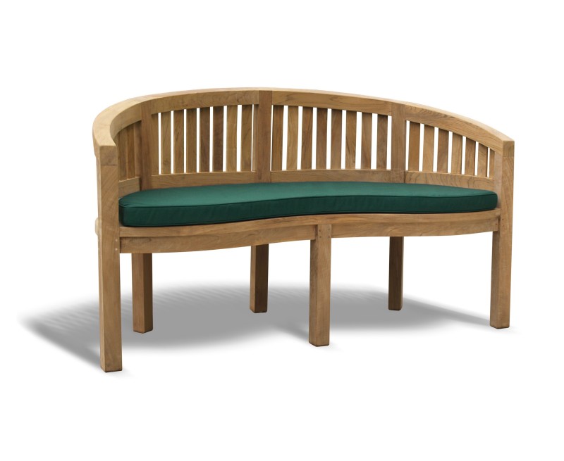 3 Seater Teak Banana Bench