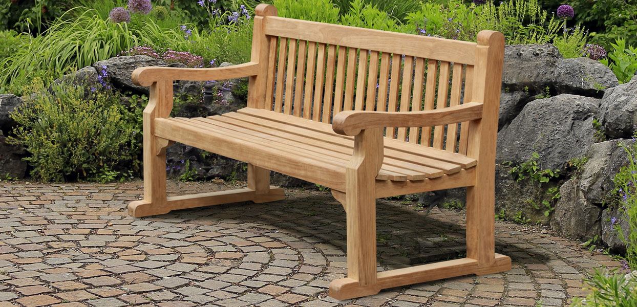 Teak Park Bench